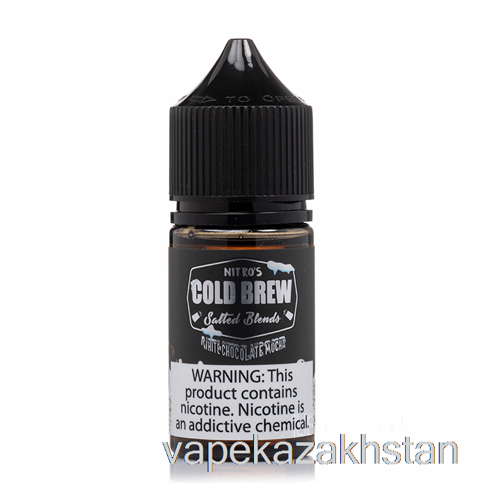 Vape Kazakhstan White Chocolate Mocha - Nitros Cold Brew Salts - 30mL 25mg